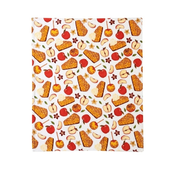 Apple Pie 🥧 Plush Throw Blanket 50x60 - Picture 3 of 4